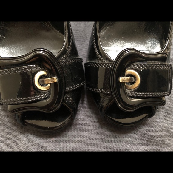 Fendi Black Buckle Pumps - Picture 3 of 4